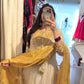 Ivory Mustard Sequin Kurta