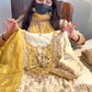 Ivory Mustard Sequin Kurta