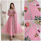 Blush Sequin Anarkali Gown