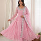 Blush Sequin Anarkali Gown