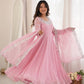 Blush Sequin Anarkali Gown