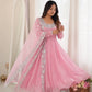 Blush Sequin Anarkali Gown
