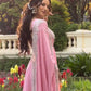 Blush Sequin Anarkali Gown
