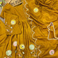 Mustard Gota Peplum Set
