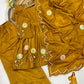 Mustard Gota Peplum Set