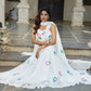 Hand Painted Floral Georgette Lehenga Set for Festive and Party Wear