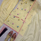 Pastel Yellow Floral Farshi