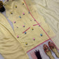 Pastel Yellow Floral Farshi