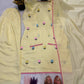 Pastel Yellow Floral Farshi