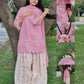 Blush Heart Embroidered Farshi Suit