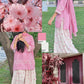 Blush Heart Embroidered Farshi Suit
