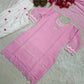 Blush Heart Embroidered Farshi Suit