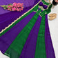 Purple Green Sequin Gown