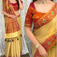 Golden Patola Zari Saree
