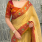 Golden Patola Zari Saree