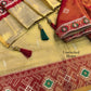 Golden Patola Zari Saree
