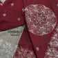 Contrast Cutwork Cotton Saree