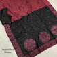 Contrast Cutwork Cotton Saree