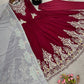Designer Heavy Georgette Embroidered Party Wear Gown Set