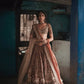 Rust Shikargah Dori Lehenga