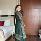 Faux Georgette Heavy Embroidered Sharara Set for Wedding and Festive Wear