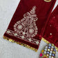 Viscose Velvet Embroidered Suit Set