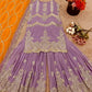 Embroidered Faux Georgette Sharara Suit Set