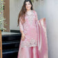 Pure Silk Embroidered Suit Set