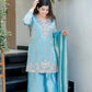 Pure Silk Embroidered Suit Set