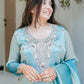 Pure Silk Embroidered Suit Set