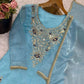 Pure Silk Embroidered Suit Set
