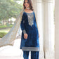 Viscose Velvet Embroidered Suit Set