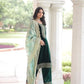 Viscose Velvet Embroidered Suit Set