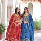 Vichitra Silk Embroidered Lehenga Set for Wedding and Festive Wear