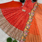 Designer Chinon Silk Embroidered Gown Set