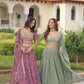 Embroidered Georgette Lehenga Choli Set