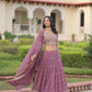 Embroidered Georgette Lehenga Choli Set