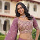 Embroidered Georgette Lehenga Choli Set