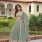 Embroidered Georgette Lehenga Choli Set