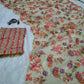 Orgenza Mirror Floral Printed sequence embroidery Saree