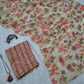 Orgenza Mirror Floral Printed sequence embroidery Saree