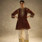 Chinon Gota Patti Kurti Palazzo Set for Festive and Traditional Wear