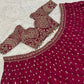 Maroon Zari Bridal Lehenga