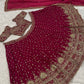 Maroon Zari Bridal Lehenga