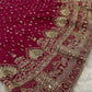 Maroon Zari Bridal Lehenga