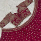 Maroon Zari Bridal Lehenga