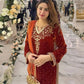 Embroidered Velvet Patiala Suit