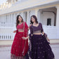 Embroidered Georgette Lehenga Choli Set