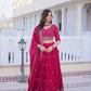 Embroidered Georgette Lehenga Choli Set