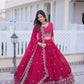 Embroidered Georgette Lehenga Choli Set